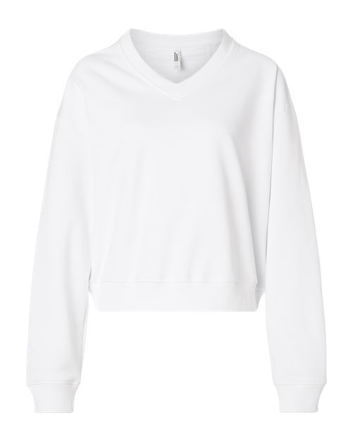 Women's French Terry V-Neck Sweatshirt